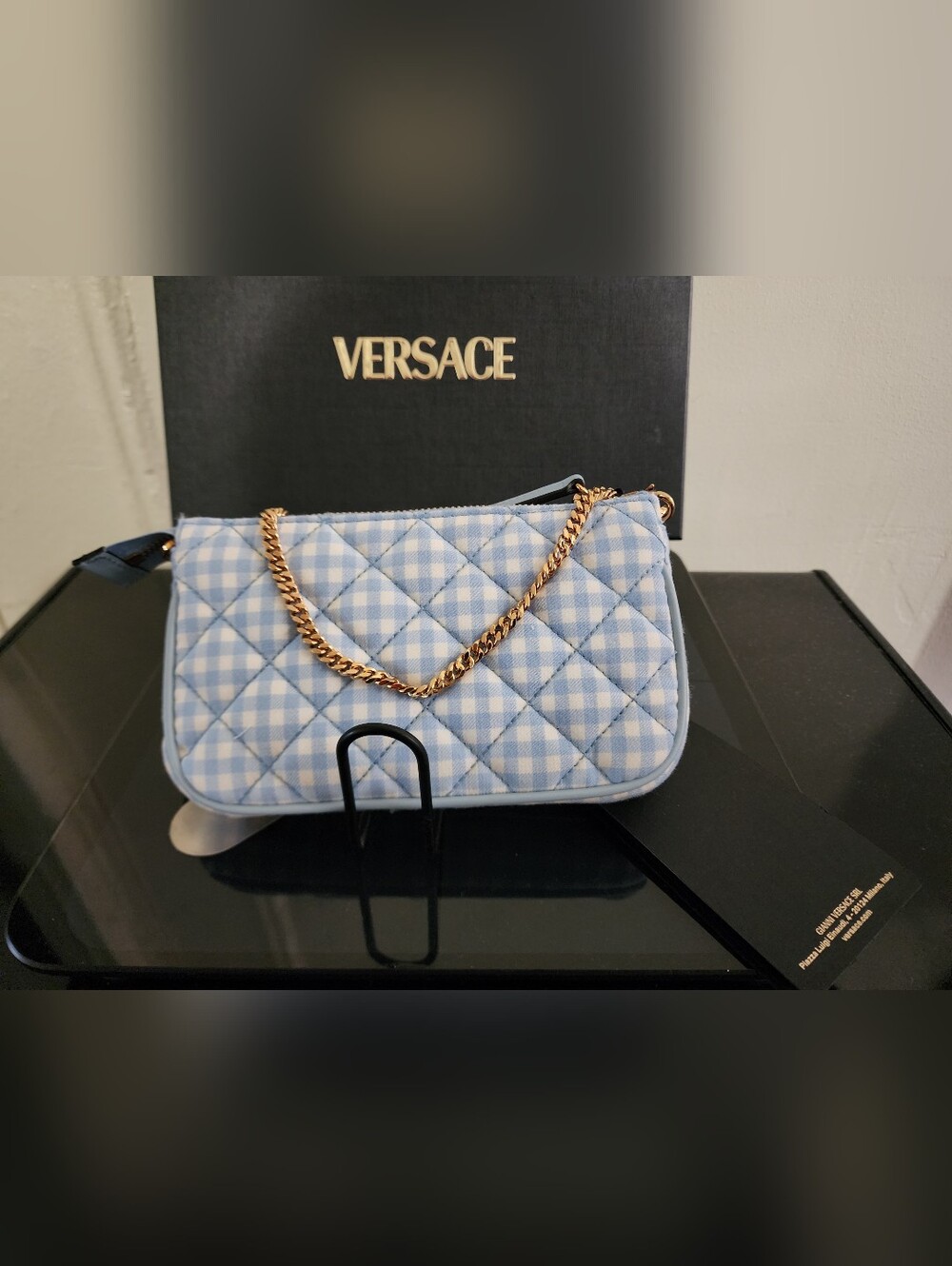 New Authentic Versace Mini Shoulder Bag - Picture 13 of 17